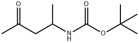 Carbamic acid, (1-methyl-3-oxobutyl)-, 1,1-dimethylethyl ester (9CI) Structure