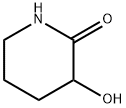3-ヒドロキシピペリジン-2-オン 化学構造式