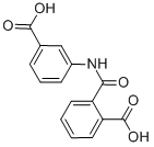 2-[(3CARBOXYANILINO)CARBONYL]BENZOIC ACID Structure