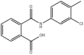 N-(3-Chloro-4-Methyl-phenyl)-phthalaMic acid Struktur