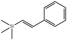 trimethyl-[(E)-2-phenylethenyl]silane Struktur