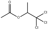 Acetic acid 1-methyl-2,2,2-trichloroethyl ester Struktur