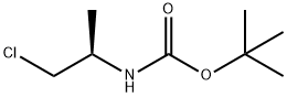 Carbamic acid, (2-chloro-1-methylethyl)-, 1,1-dimethylethyl ester, (R)- (9CI) Struktur