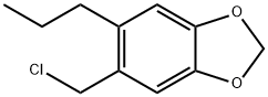 3,4-METHYLENEDIOXYBENZYL CHLORIDE Structure