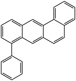 Benz(a)anthracene, 8-phenyl- 结构式