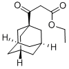 3-オキソ-3-(アダマンタン-1-イル)プロピオン酸エチル 化学構造式