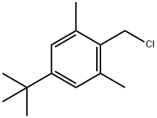1,3-ジメチル-2-(クロロメチル)-5-(tert-ブチル)ベンゼン 化学構造式