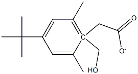4-TERT-BUTYL-2,6-DIMETHYL BENZYL ACETATE Struktur