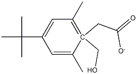 4-TERT-BUTYL-2,6-DIMETHYL BENZYL ACETATE Structure