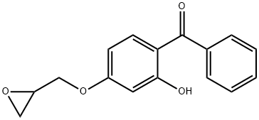 Methanone, [2-hydroxy-4-(oxiranylmethoxy)phenyl]phenyl- Struktur
