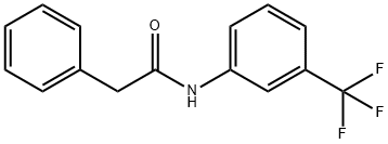3'-(トリフルオロメチル)-2-フェニルアセトアニリド 化学構造式