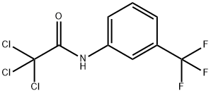 2,2,2-トリクロロ-3'-トリフルオロメチルアセトアニリド 化学構造式