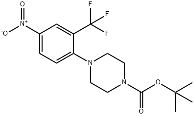 TERT-BUTYL 4-(2-METHYL-4-NITROPHENYL)PIPERAZINE-1-CARBOXYLATE Struktur