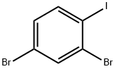 2,4-ジブロモ-1-ヨードベンゼン 化学構造式
