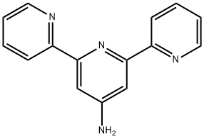 2,6-ビス(2-ピリジル)ピリジン-4-アミン 化学構造式