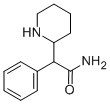 α-フェニル-2-ピペリジンアセトアミド 化学構造式
