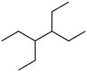 3,4-DIETHYLHEXANE Structure