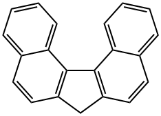 3,4:5,6-Di[1,3]butadieno-9H-fluorene Struktur