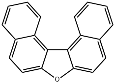 ジナフト[2,1-b:1',2'-d]フラン 化学構造式