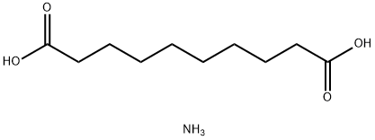 セバシン酸アンモニウム 化学構造式