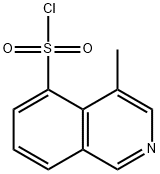 5-クロロスルホニル-4-メチルイソキノリン 化学構造式