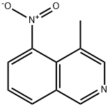4-METHYL-5-NITROISOQUINOLINE Struktur
