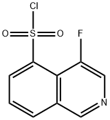 4-Fluoroisoquinoline-5-sulfonyl chloride Struktur