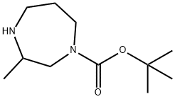 3-甲基-1,4-二氮杂环庚烷-1-甲酰基叔丁酯, 194032-35-4, 结构式
