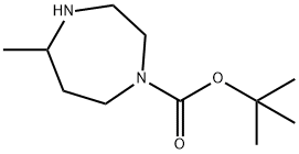 5-メチル-1,4-ジアゼパン-1-カルボン酸TERT-ブチル 化学構造式