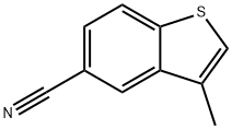3-Methyl-benzo[b]thiophene-5-carbonitrile Structure
