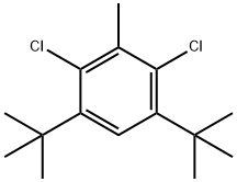 3,5-Di-tert-butyl-2,6-dichlorotoluene Structure