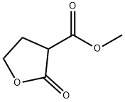 2-オキソテトラヒドロフラン-3-カルボン酸メチル 化学構造式