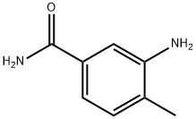 3-アミノ-4-メチルベンズアミド 化学構造式