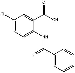 2-Benzamido-5-chlorobenzoic acid Structure
