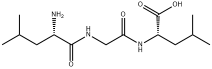 L-Leu-Gly-L-Leu-OH 化学構造式