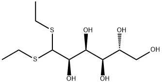 D-葡萄糖-二乙基缩硫醛,1941-52-2,结构式