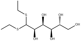 D-GLUCOSE DIETHYL MERCAPTAL Structure