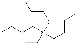 エチルトリブチルスタンナン 化学構造式