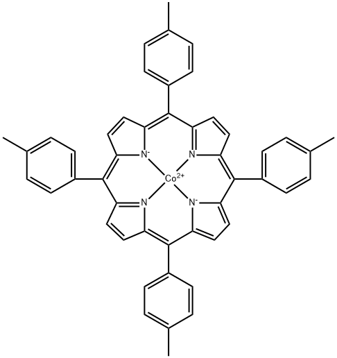 5,10,15,20-四(4-甲基苯基)-21H,23H-卟吩钴,19414-65-4,结构式