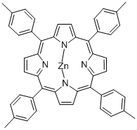 meso-Tetratolylporphyrin-Zn(II) Structure