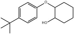 2-[4-(1,1-ジメチルエチル)フェノキシ]シクロヘキサノール 化学構造式