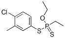 Ethylphosphonodithioic acid S-(4-chloro-3-methylphenyl)O-ethyl ester Structure