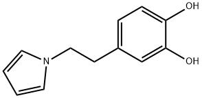 1,2-Benzenediol, 4-[2-(1H-pyrrol-1-yl)ethyl]- (9CI) Structure