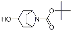 3-EXO-ヒドロキシ-8-アザビシクロ[3.2.1]オクタン-8-カルボン酸TERT-ブチル 化学構造式