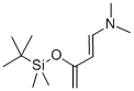 trans-3-(tert-ブチルジメチルシリルオキシ)-N,N-ジメチル-1,3-ブタジエン-1-アミン 化学構造式