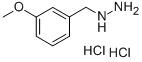 3-METHOXYBENZYLHYDRAZINE DIHYDROCHLORIDE Structure