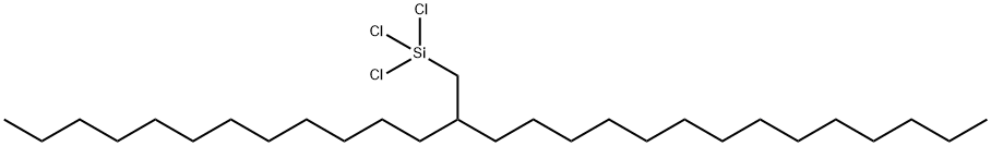 13-(TRICHLOROSILYLMETHYL)HEPTACOSANE Struktur