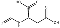 N-ホルミル-L-アスパラギン酸 化学構造式
