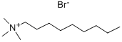 N,N,N-トリメチル-1-ノナンアミニウム·ブロミド 化学構造式