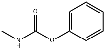 Methylcarbamic acid phenyl ester Structure